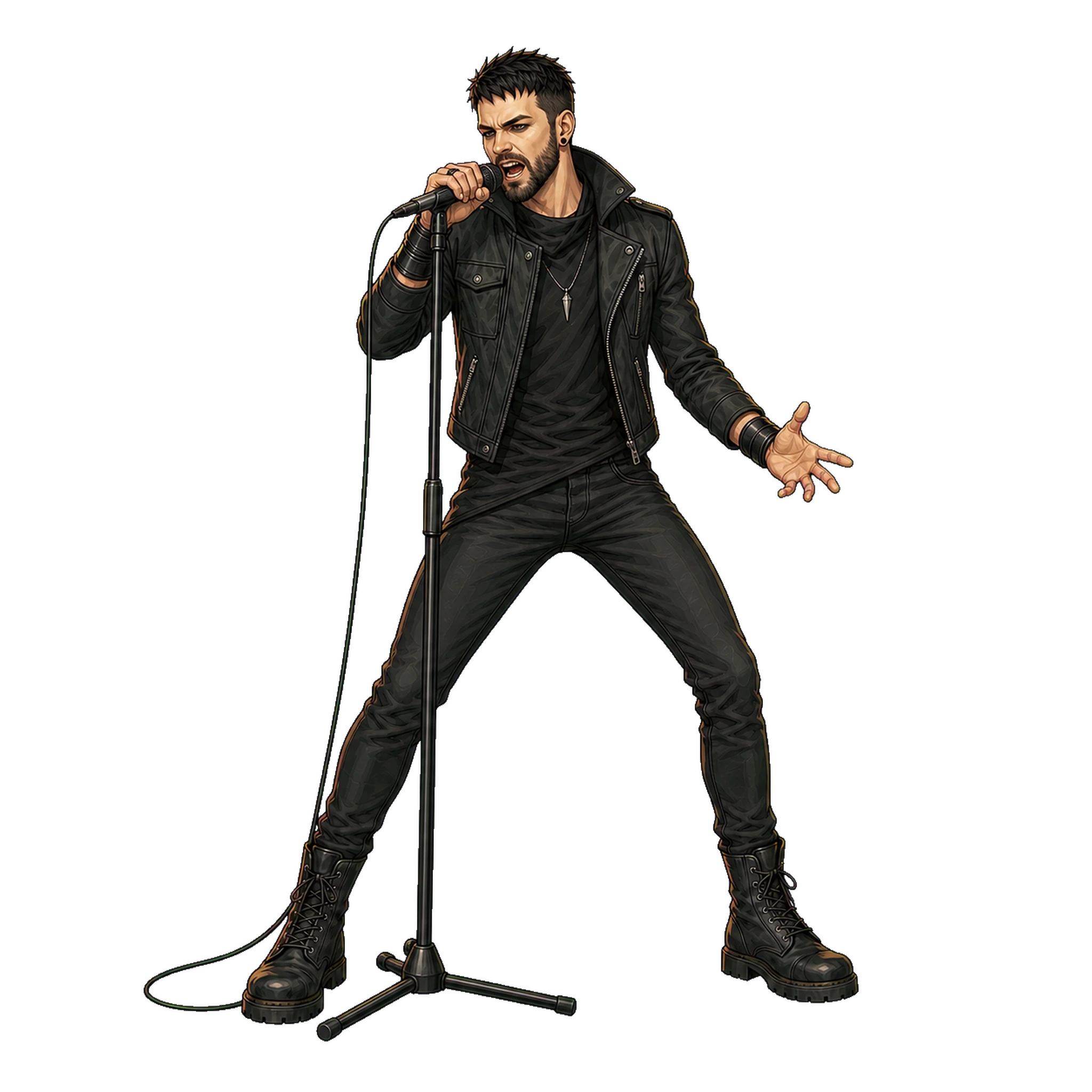 Vocalist male musician